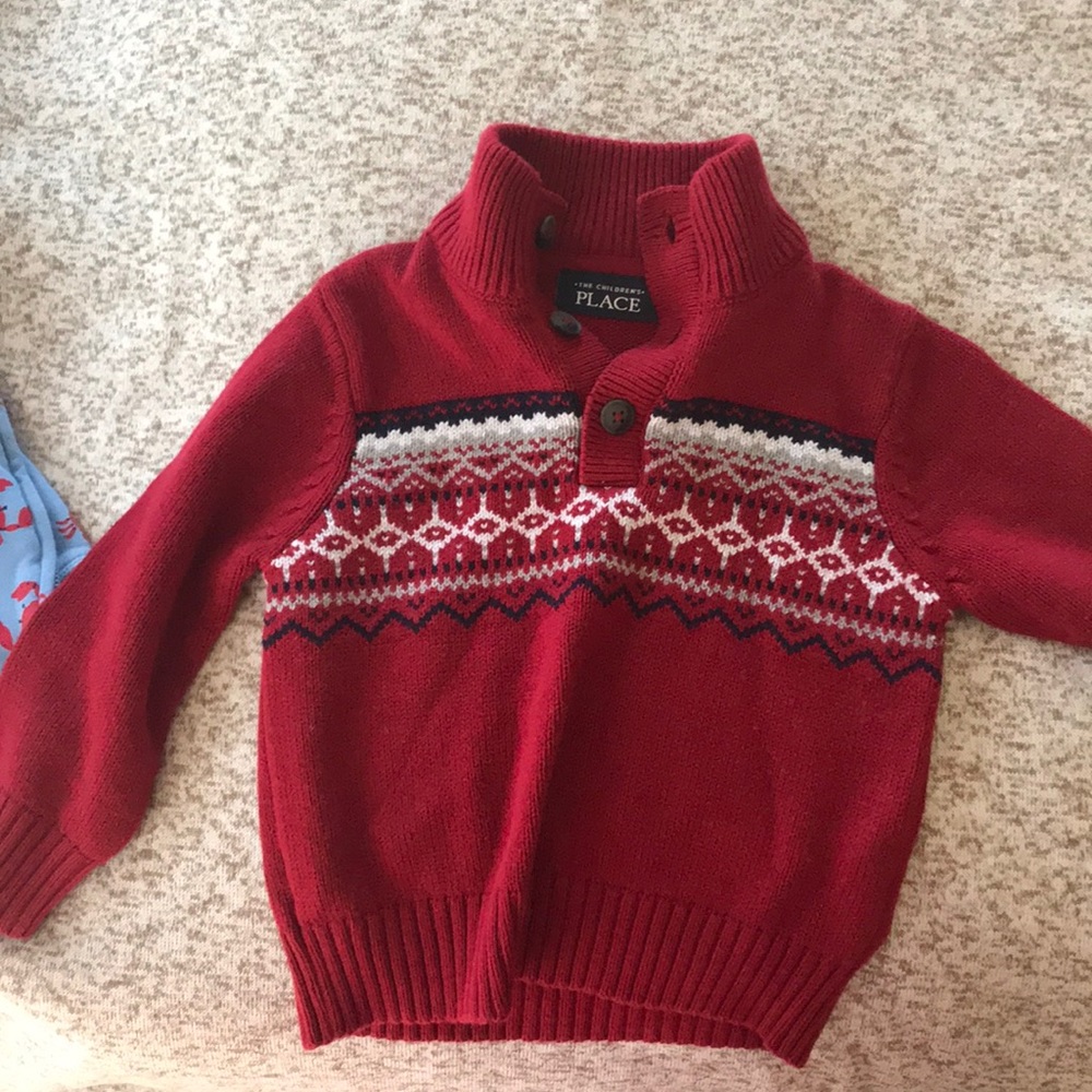 Red sweater